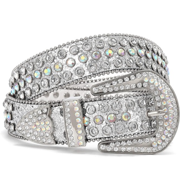 Whippy Rhinestone Western (Silver) - Picture 2 of 3